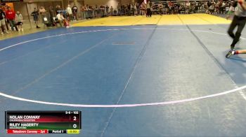 102 lbs Champ. Round 1 - Riley Hagerty, Holdingford vs Nolan Conway, Caledonia/Houston