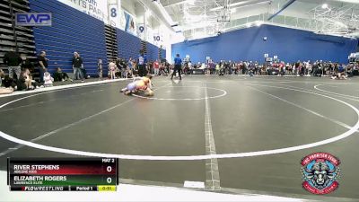 60 lbs Cons. Semi - Elizabeth Rogers, Lawrence Elite vs River Stephens, Abilene Kids