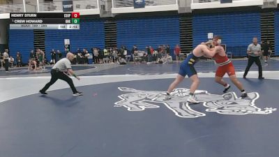 285 lbs Semifinal - Crew Howard, Nebraska-Kearney vs Henry Sturn, CSU-Pueblo