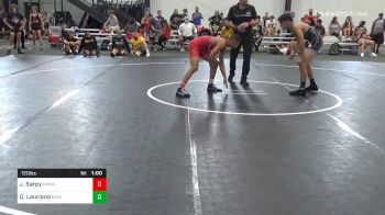 120 lbs Consolation - Joshua Sarpy, Ndwa vs Dylan Lauriano, Bayou Elite WC