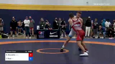 60 kg Quarterfinal - Nic Bouzakis, XCalibur Athletics vs Travis Rice, Illinois Regional Training Center/Illini WC