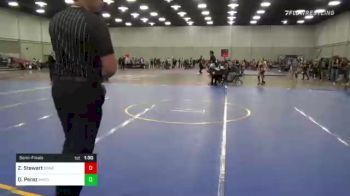 105 lbs Semifinal - Zach Stewart, Spar vs David Perez, Mayo Quanchi Judo And Wrestling Club