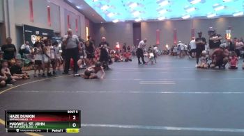 58 lbs Round 3 (4 Team) - Haze Dunkin, Untouchables vs Maxwell St. John, MO Outlaws Black