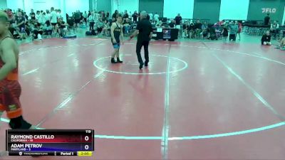 119 lbs Round 1 (8 Team) - Bryson Constantino, California vs Chad Votta, Maryland