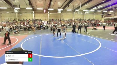 86 lbs Consolation - Cash Tuni, LilÕ Buckaroos Wrestling vs Jayir Gonzalez, Sierra Grande Panthers