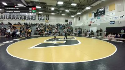 115 lbs Cons. Round 3 - Daniela Ramos, Cheyenne East vs Paizlee Clark, Sheridan
