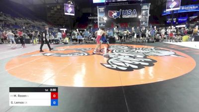 144 lbs Rnd Of 64 - Max Rosen, IL vs Gabriel Lemos, CA