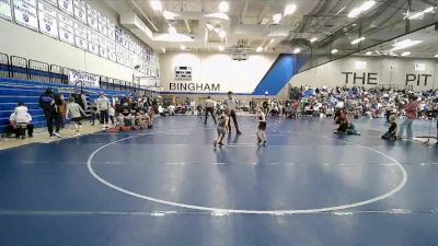 54 lbs Champ. Round 2 - Jamison Bunker, TUG vs Liam Brown, Hook`Em W. C.