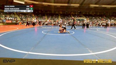 82 lbs Consi Of 16 #2 - Olivia Wara, Elite Force Wrestling Club vs Sadie Yang-Elson, Summit Wrestling Academy