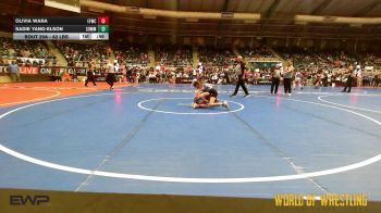 82 lbs Consi Of 16 #2 - Olivia Wara, Elite Force Wrestling Club vs Sadie Yang-Elson, Summit Wrestling Academy
