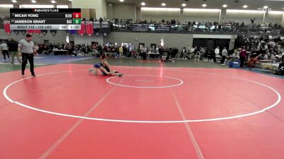 120 lbs Round Of 16 - Micah Vong, Bloomfield/Weav/EW vs Jameson Grant, Bacon Academy