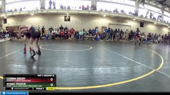 138 lbs Cons. Round 3 - Ayden Muncie, Terre Haute Northside Wrestling Club vs Corbin Beery, Midwest Xtreme Wrestling