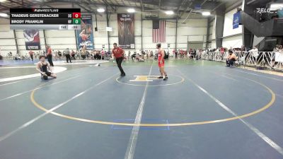 132 lbs Consi Of 16 #2 - Thadeus Gerstenacker, SC vs Brody Franklin, NY