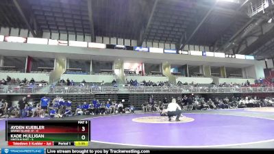 120 lbs Round 3 (4 Team) - Kade Mulligan, Lincoln East vs Ayden Kuebler, Grand Island JV