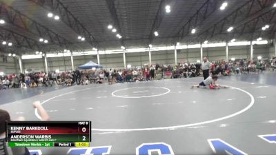 62B Quarterfinal - Kenny Barkdoll, Suples vs Anderson Warbis, Fighting Squirrels Wrestling C