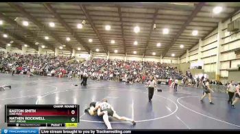 160 lbs Champ. Round 1 - Nathen Rockwell, West Jordan vs Easton Smith, Lone Peak