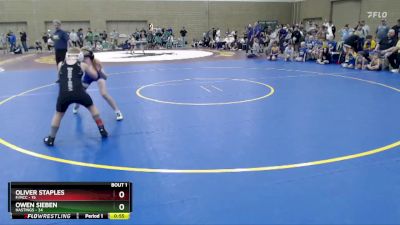 88 lbs Semis (4 Team) - Owen Sieben, Hastings vs Oliver Staples, F/MCC
