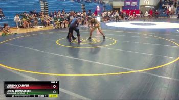 190 lbs Round 2 (4 Team) - Jeremy Carver, Ringgold vs John Domzalski, Knoxville Catholic