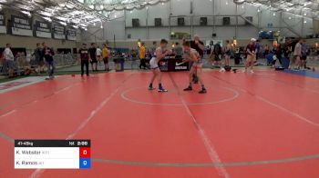 41 lbs Consolation - Kannon Webster, IRTC vs Kaden Ramos, JET Wrestling