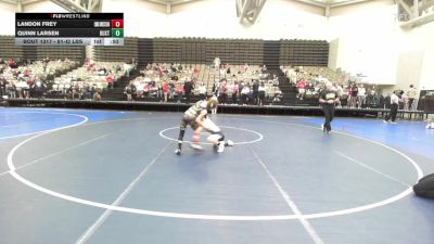 81-J2 lbs Semifinal - Landon Frey, Central Dauphin Middle School vs Quinn Larsen, Buxton Atc