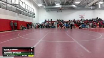 144 lbs Cons. Round 4 - Terrance Dantzler, Discovery Canyon vs Royce Guerrero, Fort Lupton