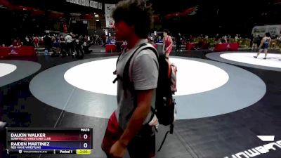 130 lbs Cons. Round 2 - Daijon Walker, Sunnyvale Wrestling Club vs Raiden Martinez, Red Wave Wrestling