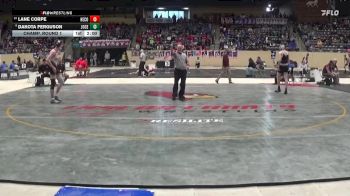 132 lbs Champ. Round 1 - Dakota Ferguson, Johnson Central vs Lane Corpe, Henderson County