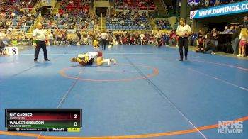 139 lbs Cons. Round 2 - Nic Garber, Carrington vs Walker Sheldon, Williams County