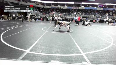 115 lbs Consi Of 4 - Bo Allison, Bulls WC vs Corrigan Slayden, Marksmen WC