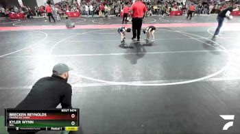54 lbs Semifinal - Kyler Wynn, NGL vs Brecken Reynolds, Prairie Du Chien