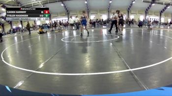 125 lbs Champ. Round 2 - Tyeler Hagensen, Unattached - Kent State vs Caiden Harbert, West Liberty