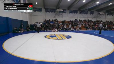 142 lbs Cons. Round 2 - Alex Serrano, Gilroy vs Patrick Turk, Junipero Serra