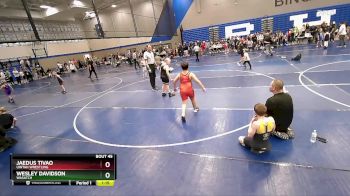 125 lbs Quarterfinal - Jaedus Tivao, Uintah Wrestling vs Wesley Davidson, Wasatch