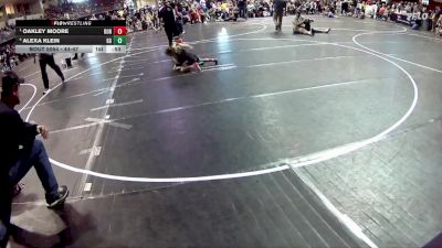 44-47 lbs Semifinal - Oakley Moore, Dorchester vs Alexa Klein, GI Grapplers