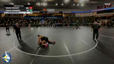 170 lbs Quarterfinal - Gracie Pinckney, Mount Vernon vs Amalia Djoumessi, Waverly-Shell Rock