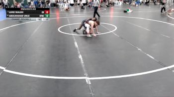 98 lbs Champ. Round 2 - Abulwahab Unle, Bryan Youth Wrestling Club vs Luke Walsh, SBL Warriors