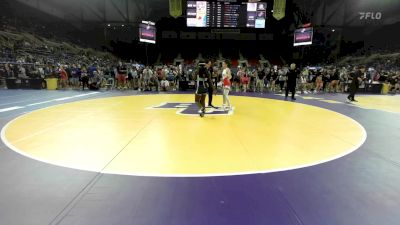 100 lbs Cons 16 #2 - Riley Meyer, WY vs Alicia Kenfack, ND