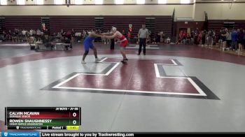 JV-35 lbs Cons. Semi - Calvin McAvan, Dubuque Senior vs Rowen Shaughnessy, Cedar Rapids Washington
