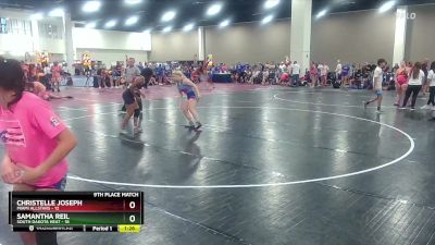 130 lbs Placement (16 Team) - Christelle Joseph, MIAMI ALLSTARS vs Samantha Reil, South Dakota Heat