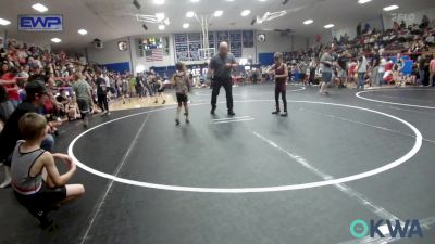 55 lbs Consolation - Easton Klinglesmith, Perry Wrestling Academy vs Ayden Taylor, Clinton Youth Wrestling