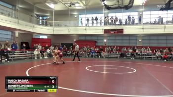 141 lbs Cons. Round 3 - Hunter Lundberg, Rhode Island College vs Mason Basara, Worcester Polytechnic