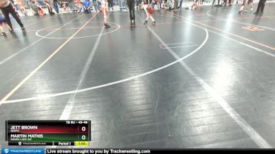 45-46 lbs Round 1 - Martin Mathis, Moses Lake WC vs Jett Brown, INWTC