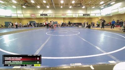 138 lbs Round 3 - Caleb McCollum, Mountain View Stingers vs Daniel Gonzalez, Rogue Warrior Wrestling