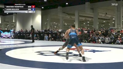 86 lbs Cons. Round 5 - Brayden Thompson, Cowboy RTC/ Titan Mercury Wrestling Club (TMWC) vs Jaden Bullock, Cliff Keen Wrestling Club
