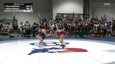 Senior Women Freestyle FS - 57 lbs Quarters - Haley Narahara, Menlo Wrestling Club vs Ashley Whetzal, The Valley Wrestling Club