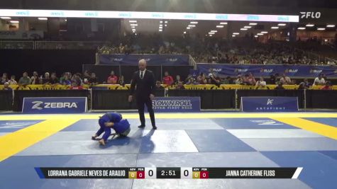 Lorrana Gabriele Neves De Araujo vs Janna Catherine Fliss 2026 Pan Kids Jiu-Jitsu IBJJF Championship