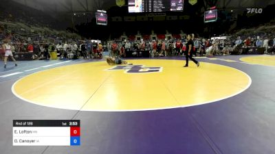 120 lbs Rnd Of 128 - Elijah Lofton, MN vs Dallas Canoyer, IA