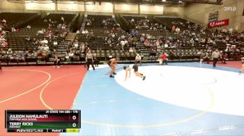 178 lbs Champ. Round 2 - Terry Ricks, Fremont vs Juleion Namulauti, Timpview High School