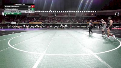 125 lbs Consi Of 32 #2 - Abraham Aponte, Utah Tech vs Thomas Young, Life