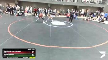 100 lbs Cons. Round 2 - Landon Salindong, CA vs Wyatt Sahli, WA